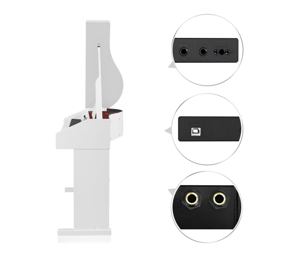 MusicMate Fortepian cyfrowy MM-P500-W DreamHarmony - 1588138 - zdjęcie 7